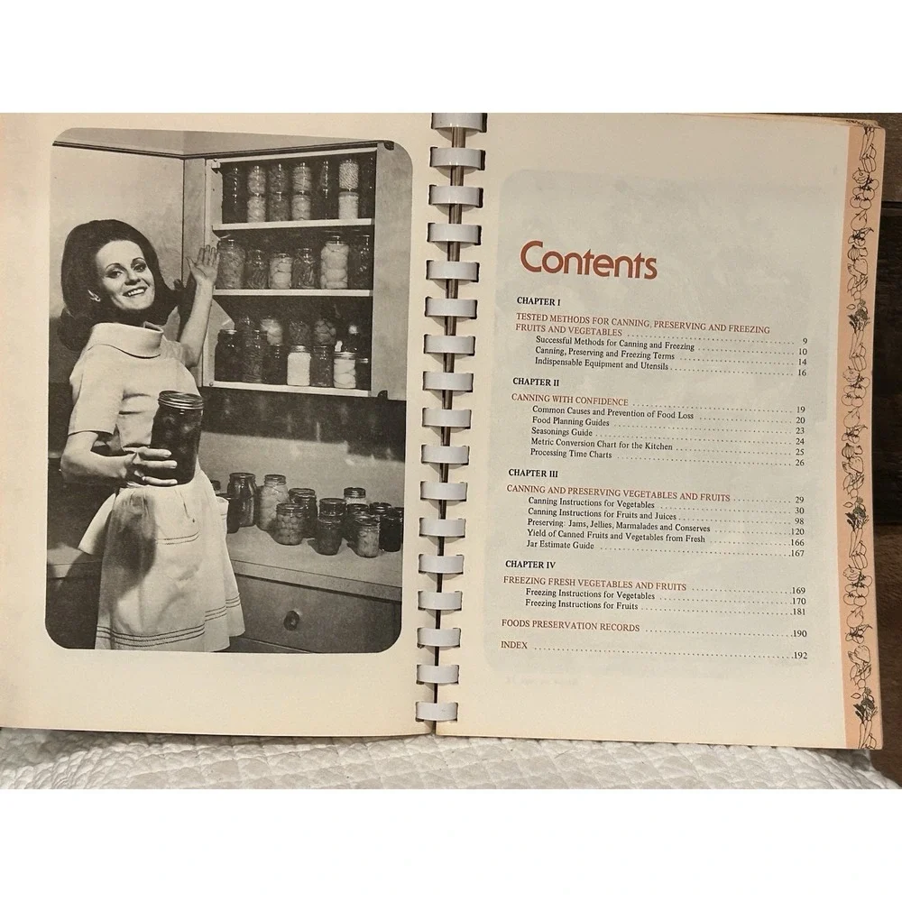Vintage Canning Preserving and Freezing Cookbook - Home‎ Economics Teachers